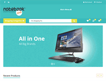 Tablet Screenshot of notebookhub.com